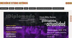 Desktop Screenshot of estudioshistoricos.inah.gob.mx